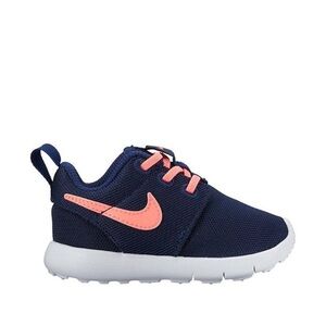 Nike Roshe One Infant Blue Pink Slip On Sneakers Size 4C
